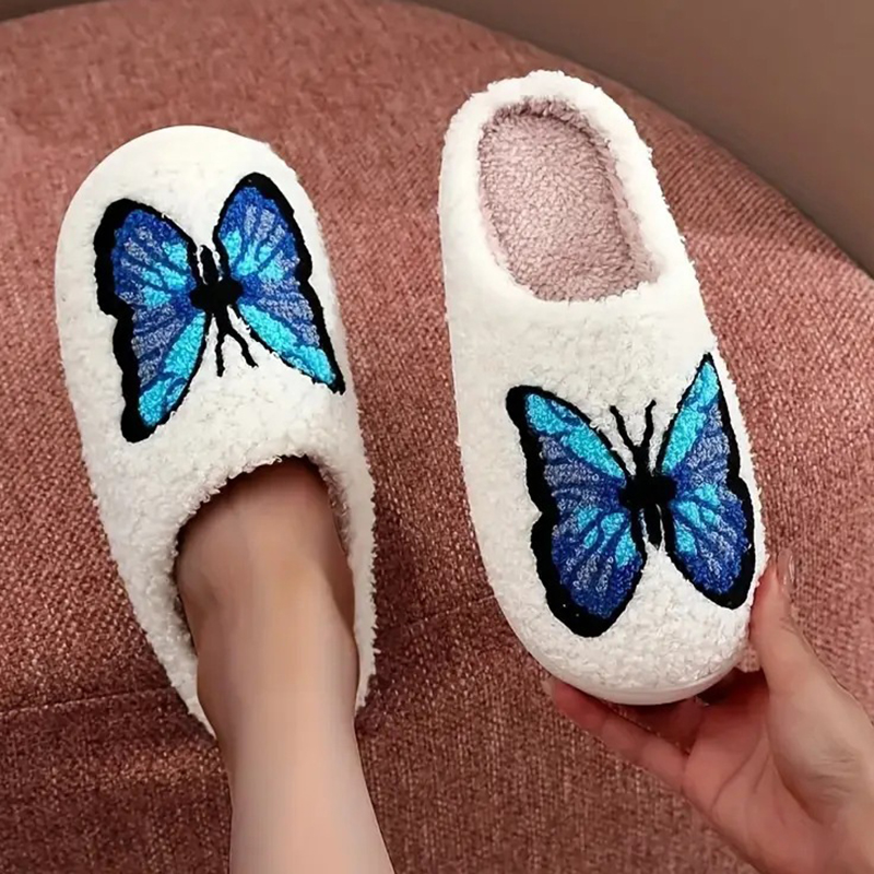 Embroidery Garments - SHAJI Pantofole Unisex in Cotone Morbido