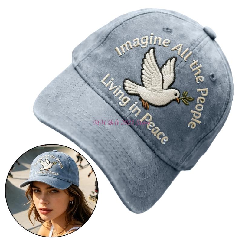 Embroidery Meaning - Berretto da baseball in cotone traspirante