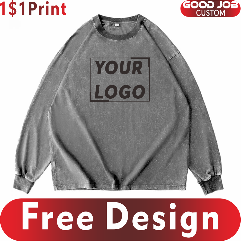 Embroidery Design Logo - T-shirt personalizzate Camicie vintage a maniche