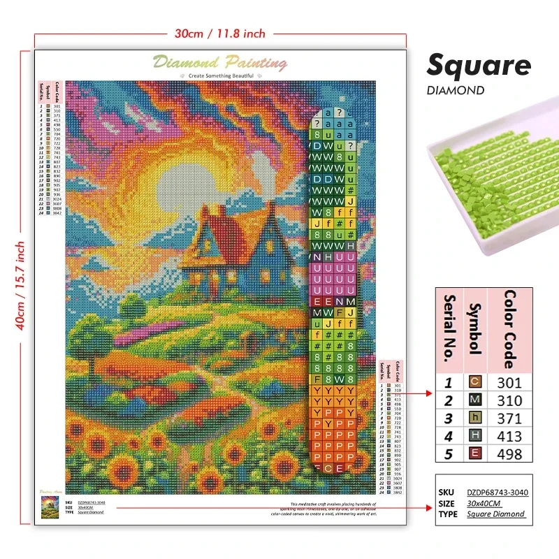 1 pezzo Kit di Pittura Diamant - Embroidery Bali recensione e prezzo