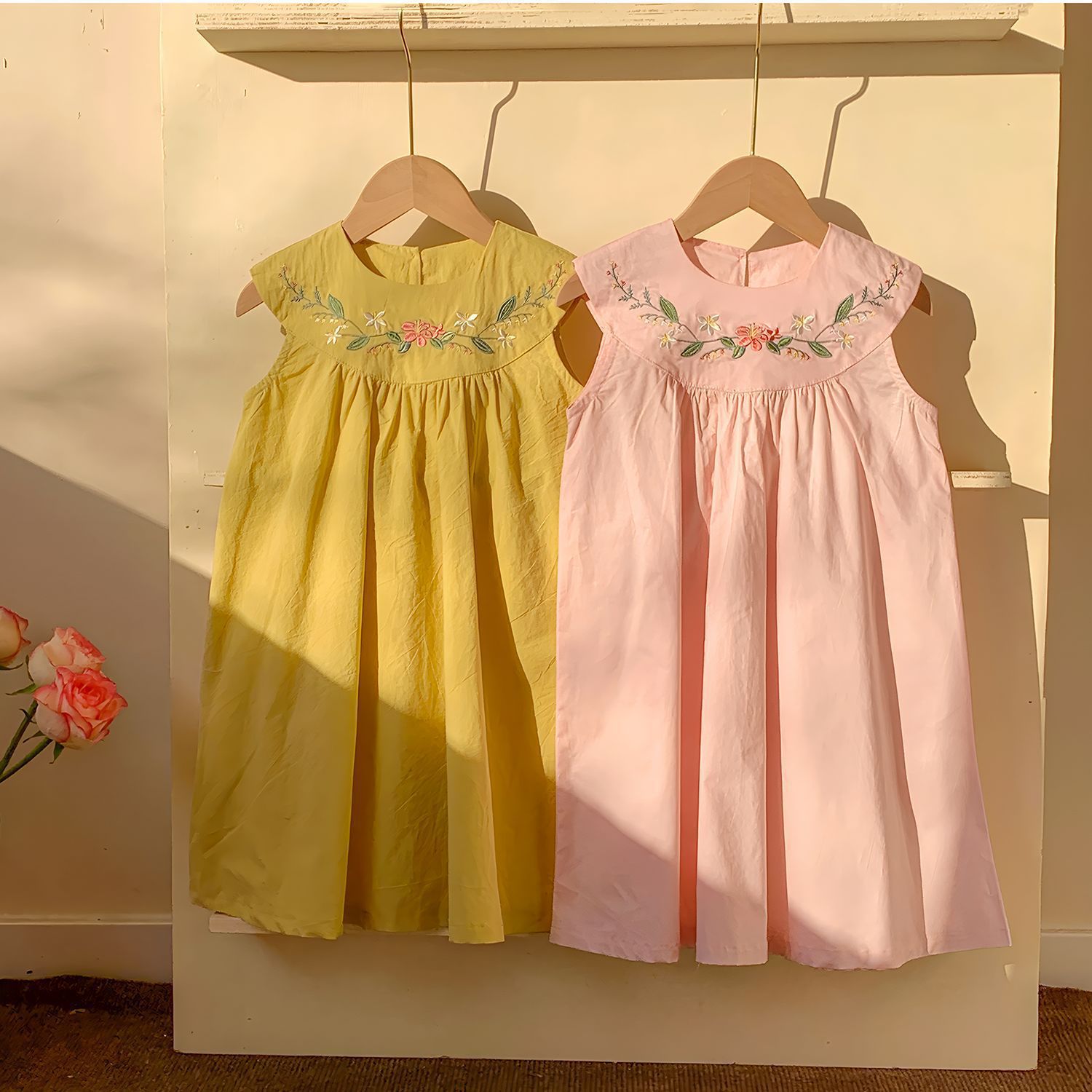 Abiti Estivi Casual per Bambin - Embroidery Yellow Dress recensione e prezzo